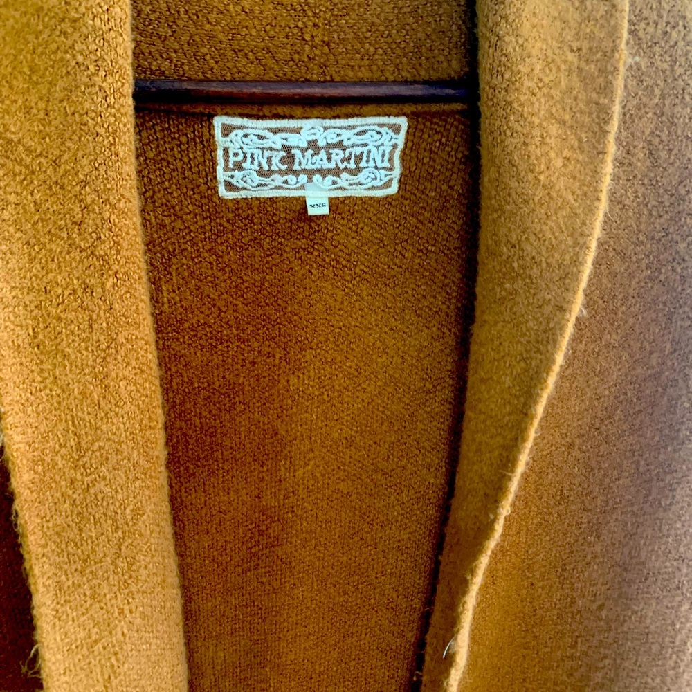Pink Martini wool sweater coat
